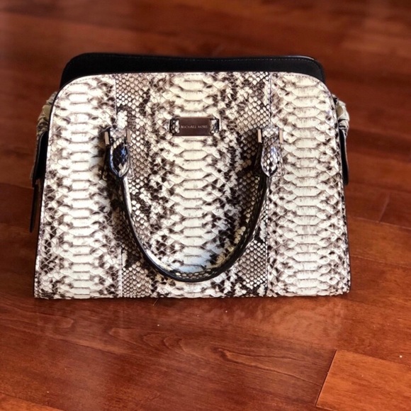 Michael Kors Python Skin Collector’s Gia Satchel - Picture 3 of 4